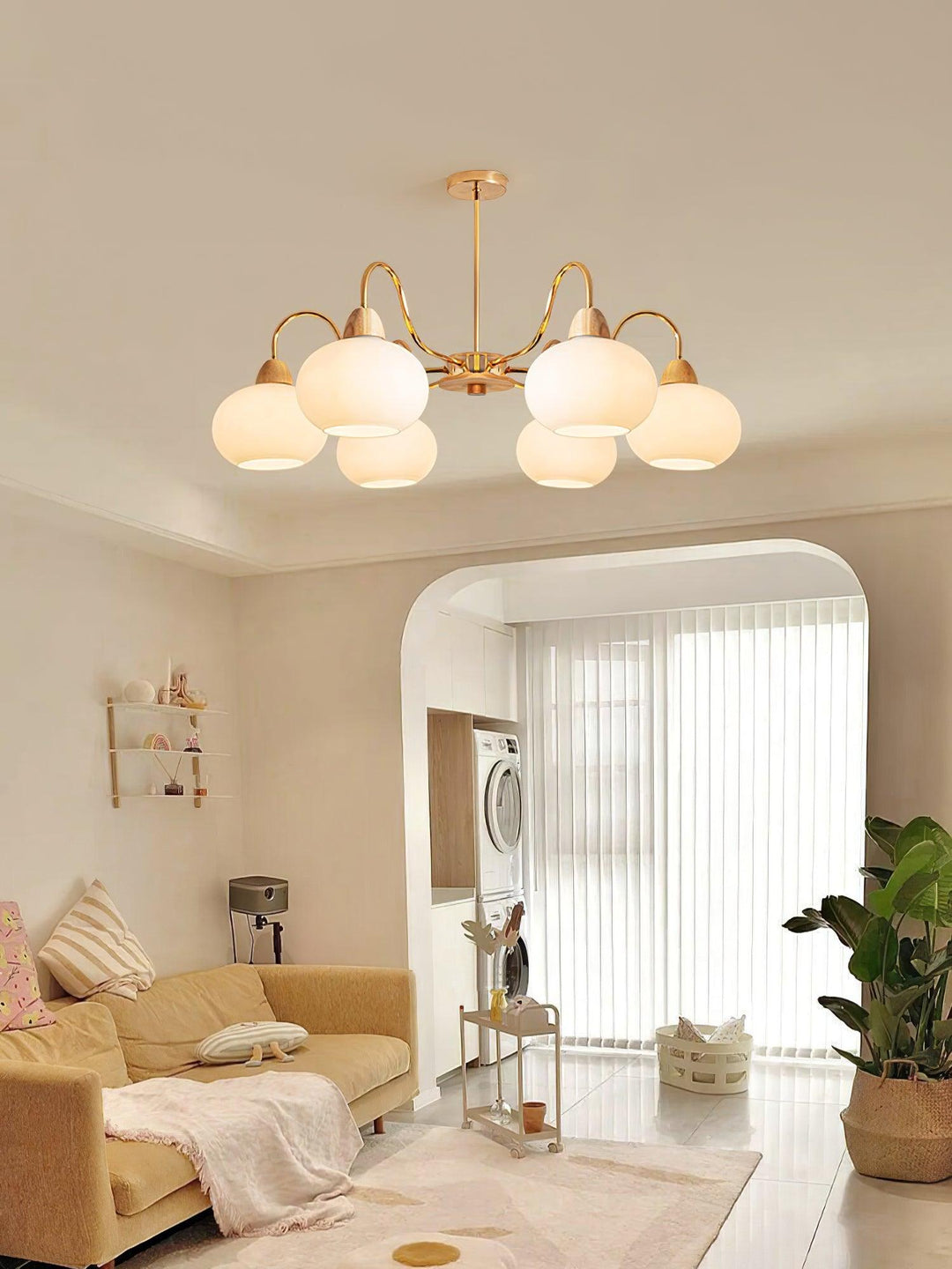 Glas Persimon Lampa