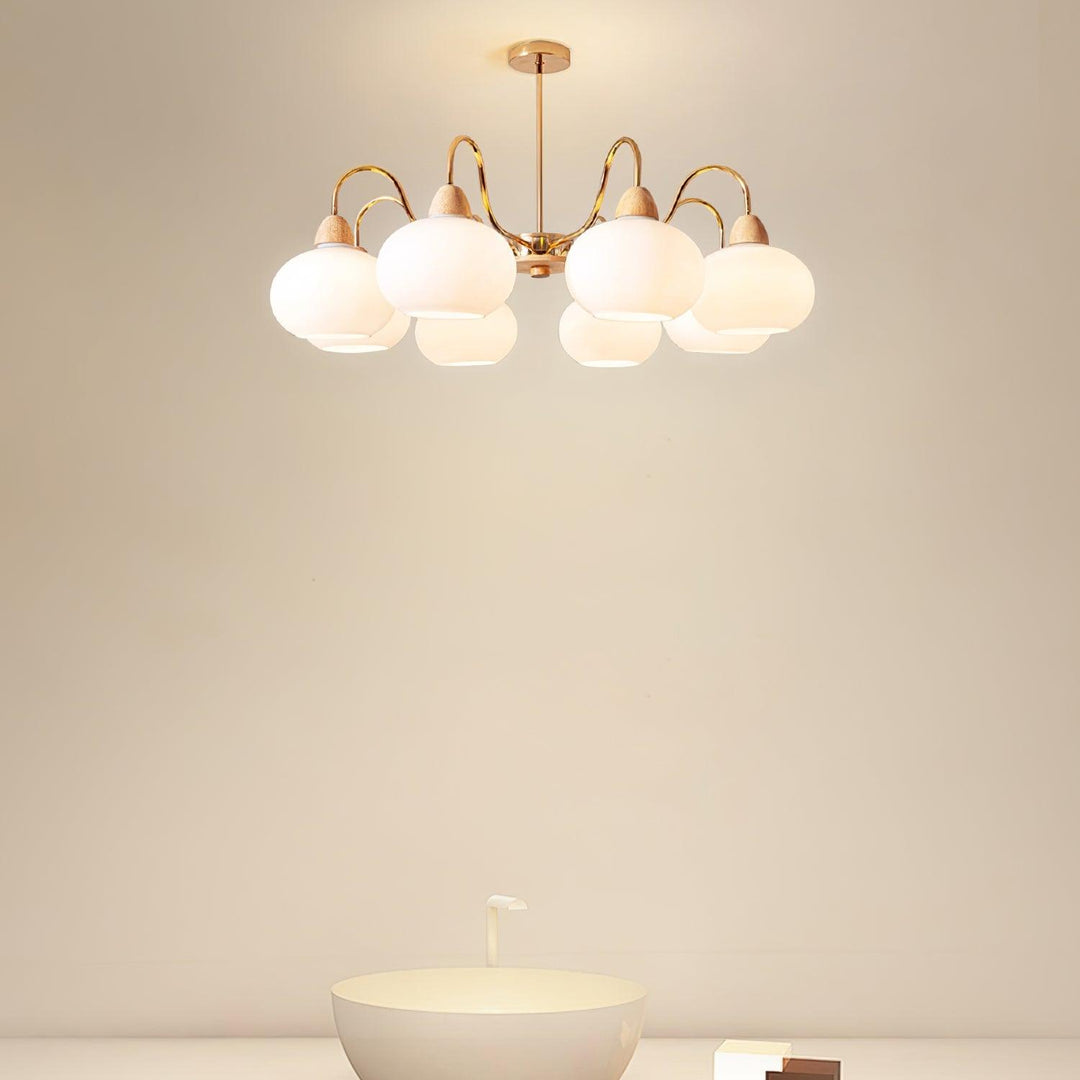 Glas Persimon Lampa