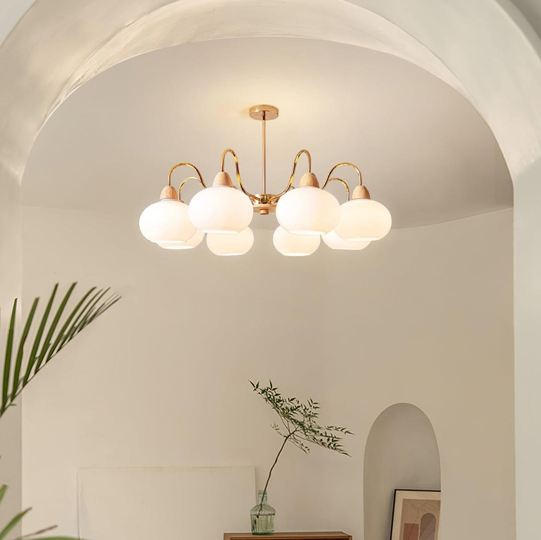 Glas Persimon Lampa
