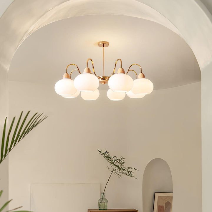 Glas Persimon Lampa