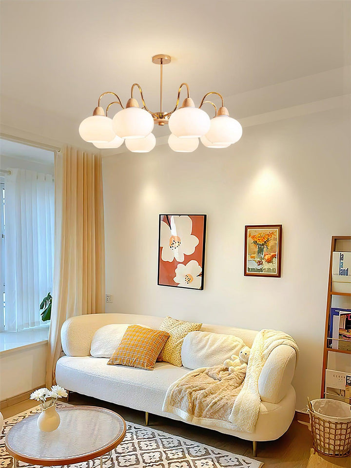 Glas Persimon Lampa