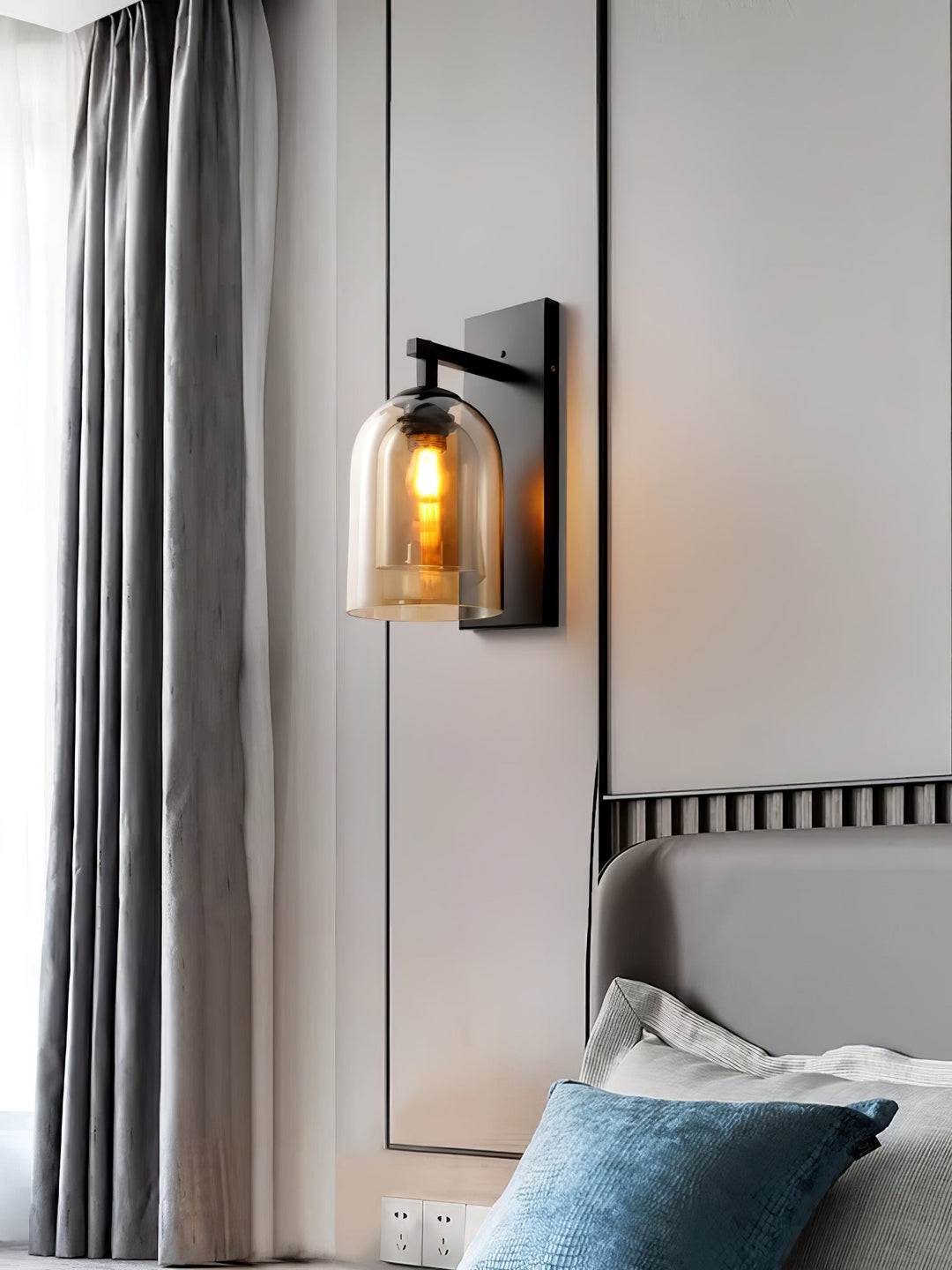Glas Tubulär Vägglampa
