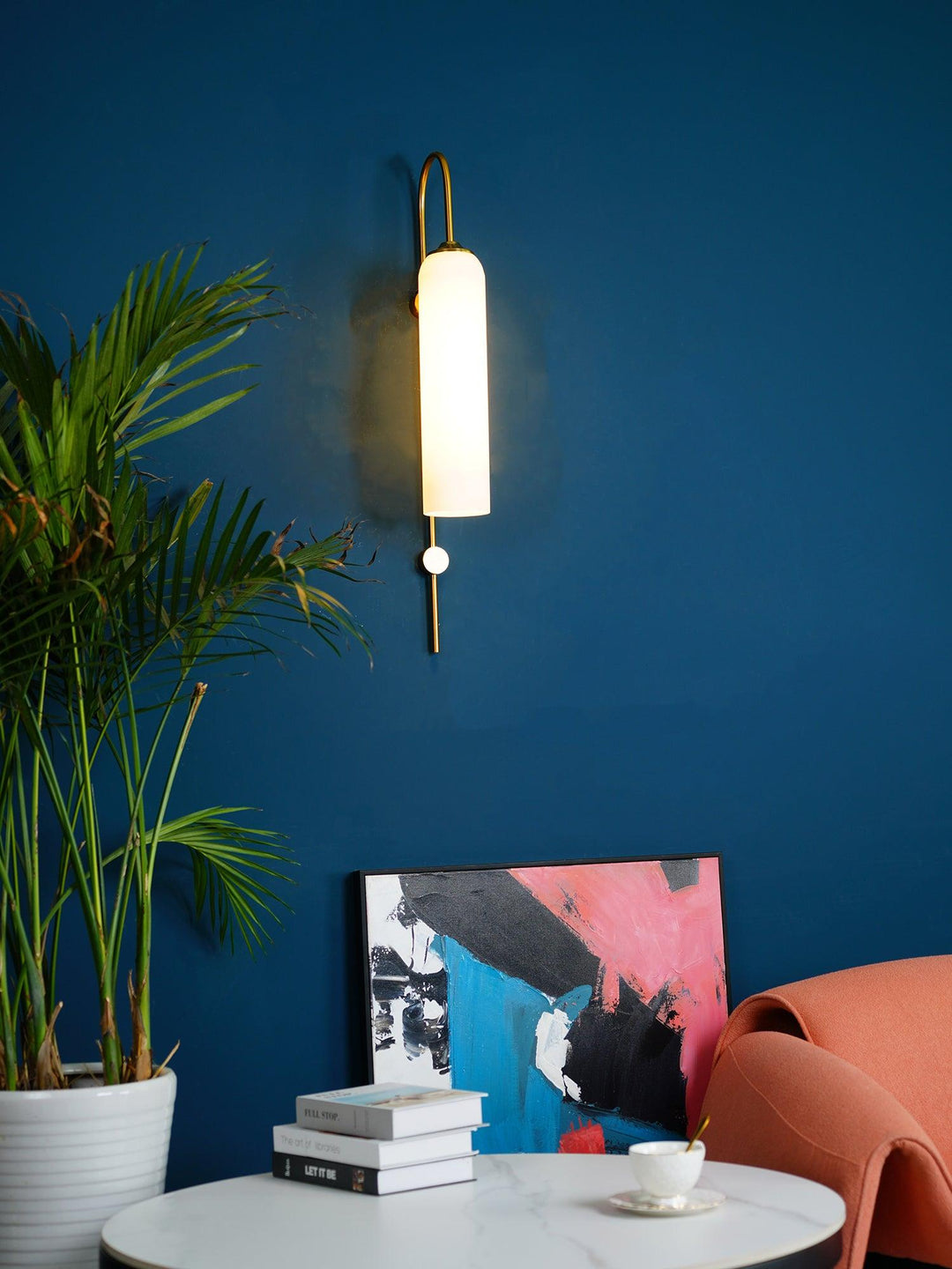 Modern Glasvägglampa