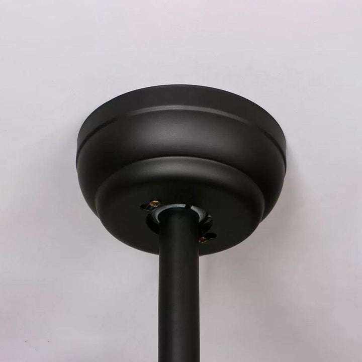 Svart Vintage Takfläkt Lampa