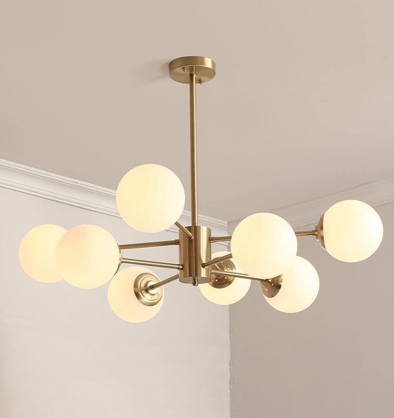 Marlowe Opal Globe Kandelaber