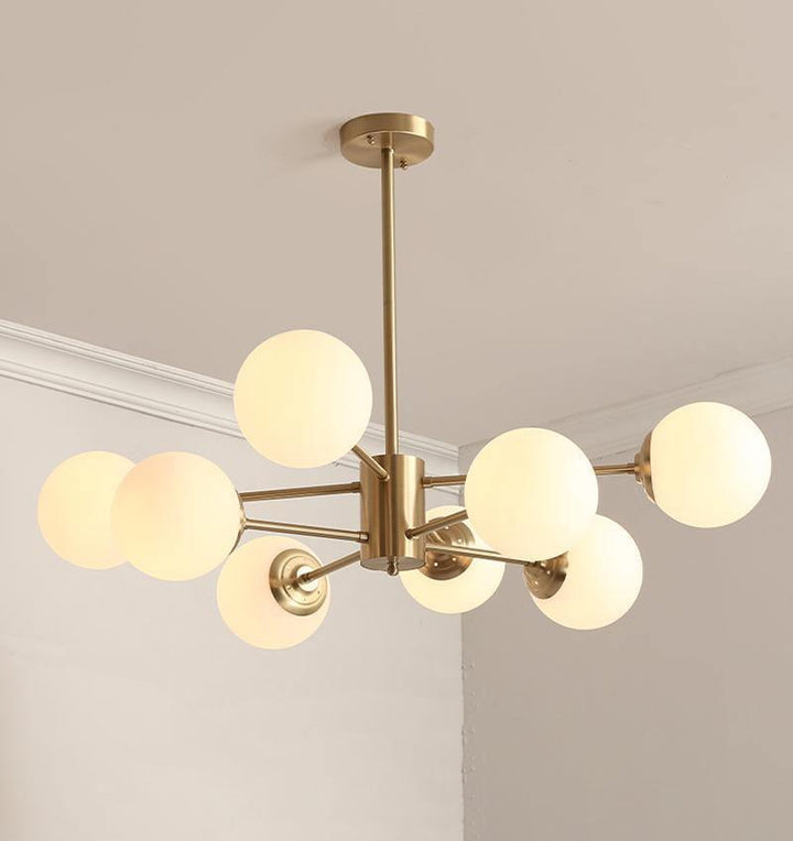 Marlowe Opal Globe Kandelaber