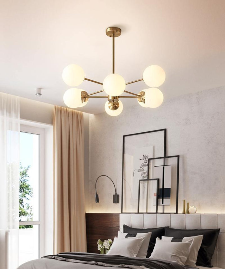 Marlowe Opal Globe Kandelaber