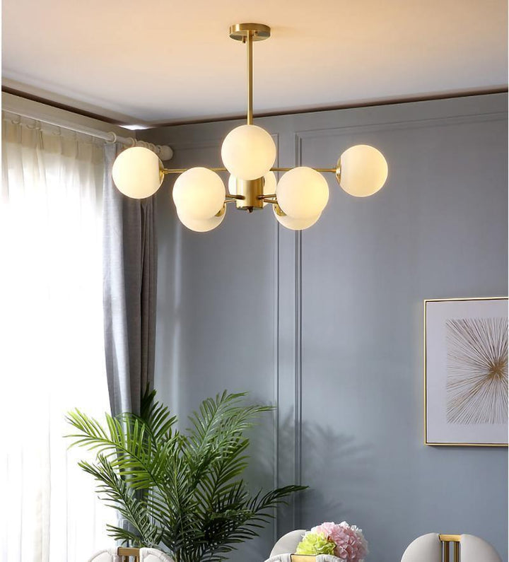 Marlowe Opal Globe Kandelaber