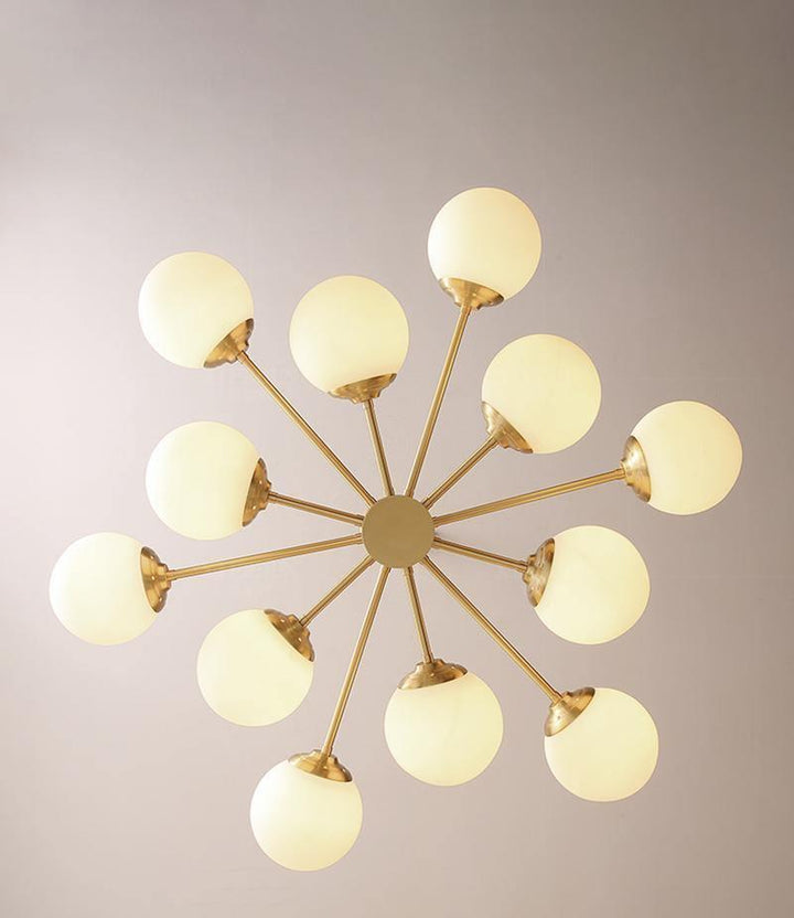 Marlowe Opal Globe Kandelaber