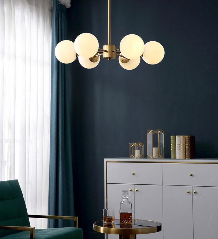 Marlowe Opal Globe Kandelaber
