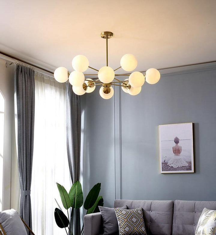 Marlowe Opal Globe Kandelaber
