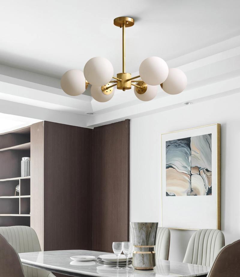 Marlowe Opal Globe Kandelaber