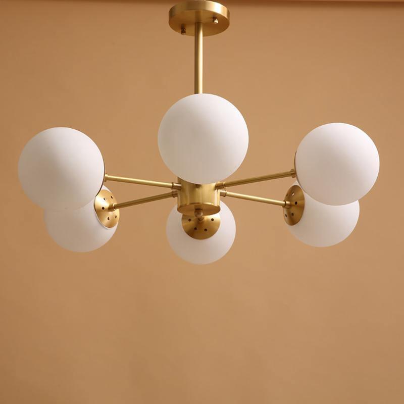 Marlowe Opal Globe Kandelaber