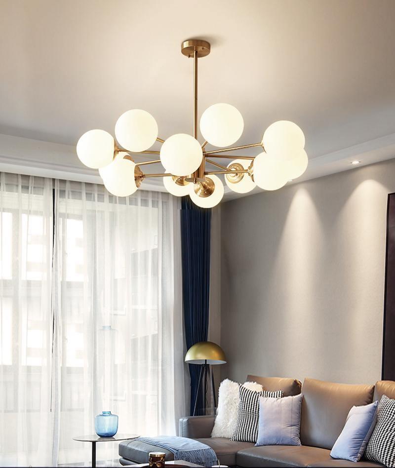 Marlowe Opal Globe Kandelaber