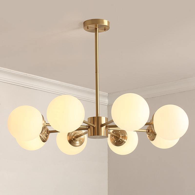 Marlowe Opal Globe Kandelaber