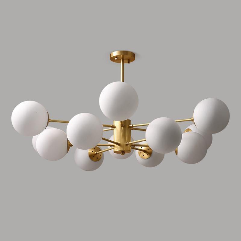 Marlowe Opal Globe Kandelaber
