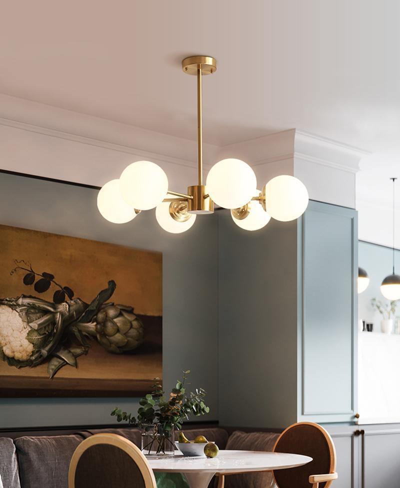 Marlowe Opal Globe Kandelaber