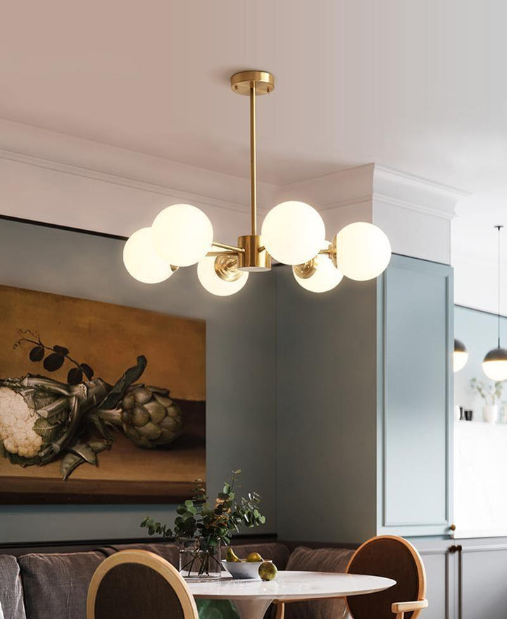 Marlowe Opal Globe Kandelaber