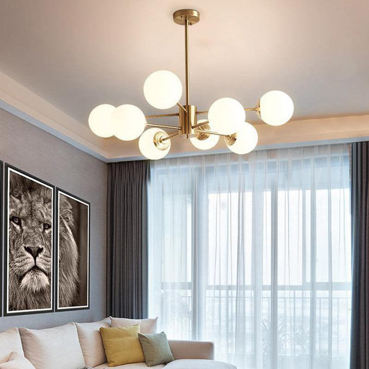 Marlowe Opal Globe Kandelaber