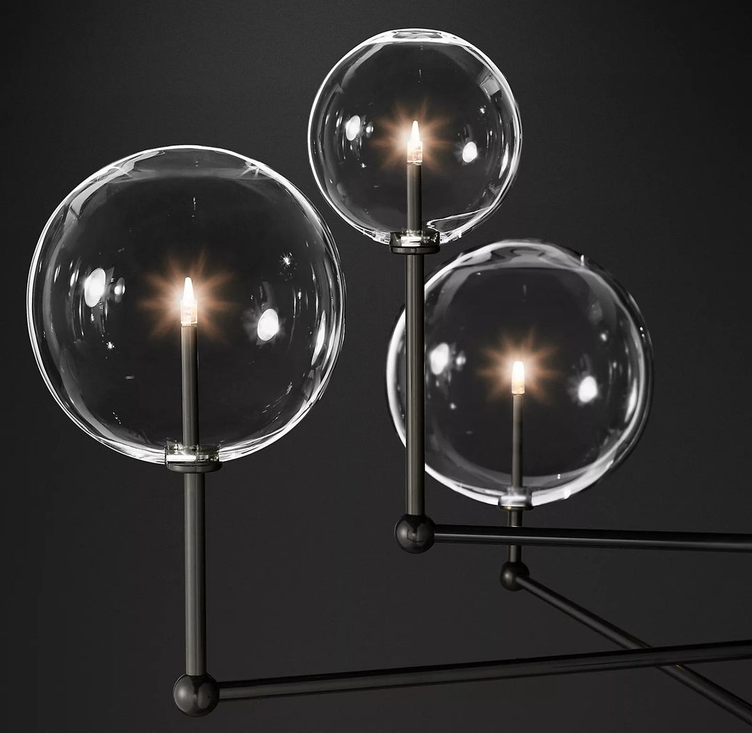 Glas Glob Mobil Kandelaber
