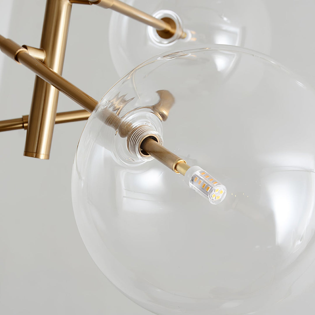 Glas Glob Mobil Kandelaber