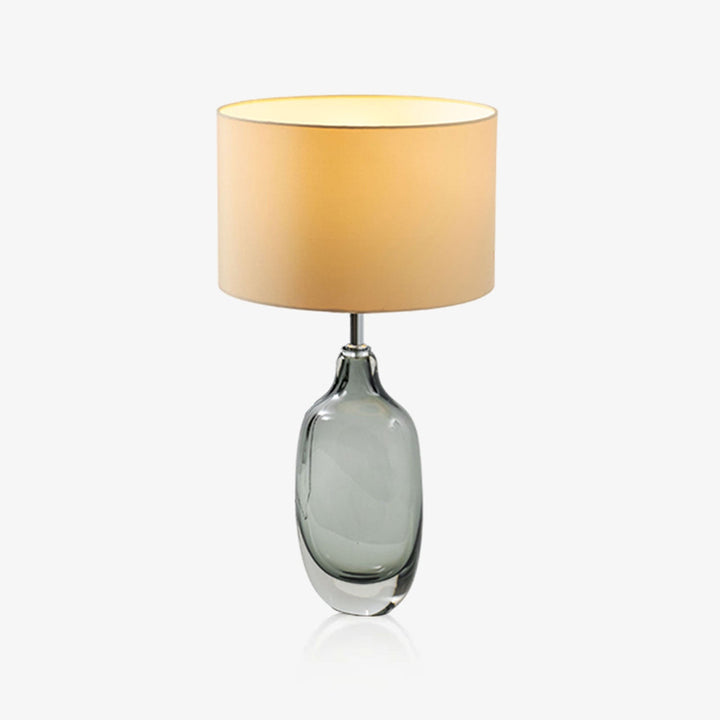 Glaserad Kristall Bordslampa