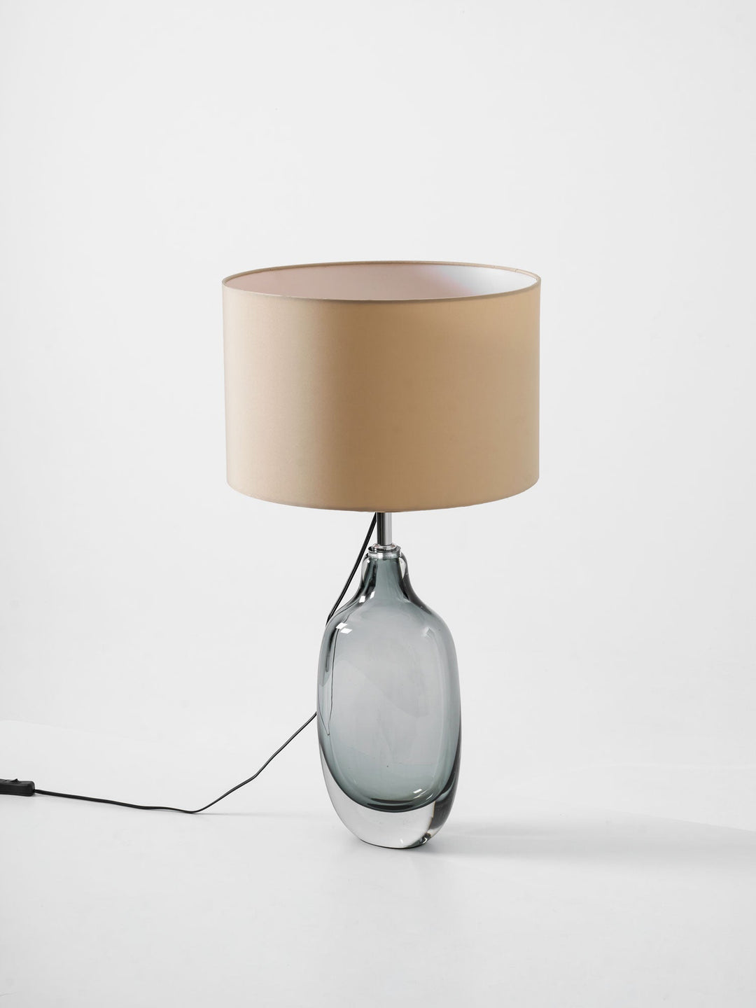 Glaserad Kristall Bordslampa