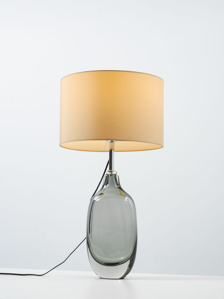 Glaserad Kristall Bordslampa