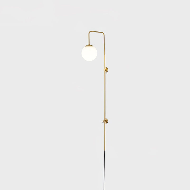 Globe Brass Plug-in Vägglampa