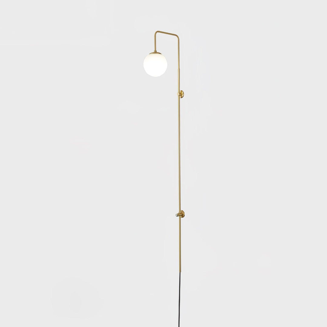 Globe Brass Plug-in Vägglampa