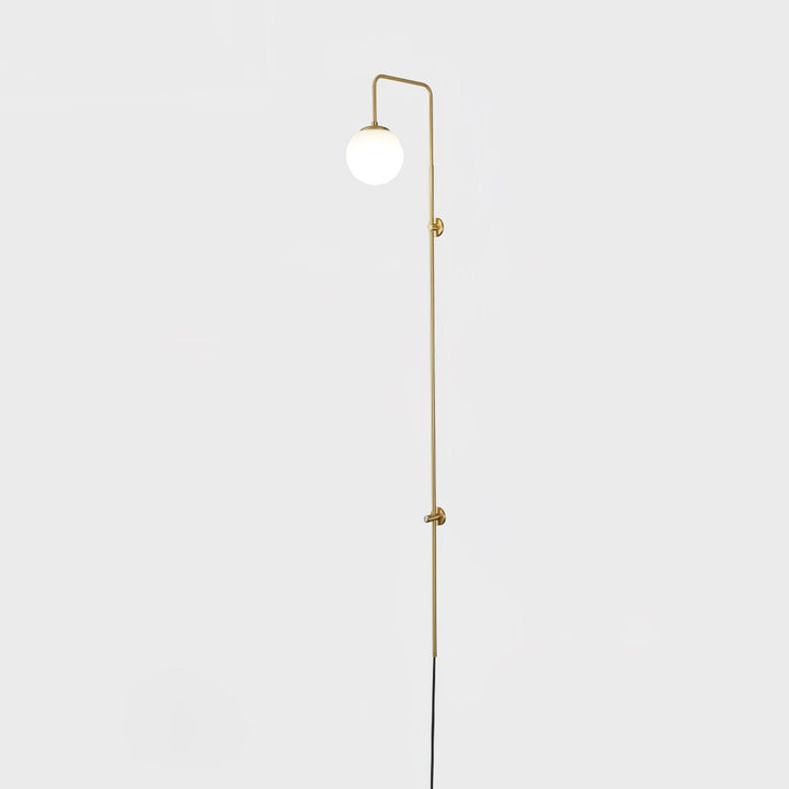 Globe Brass Plug-in Vägglampa