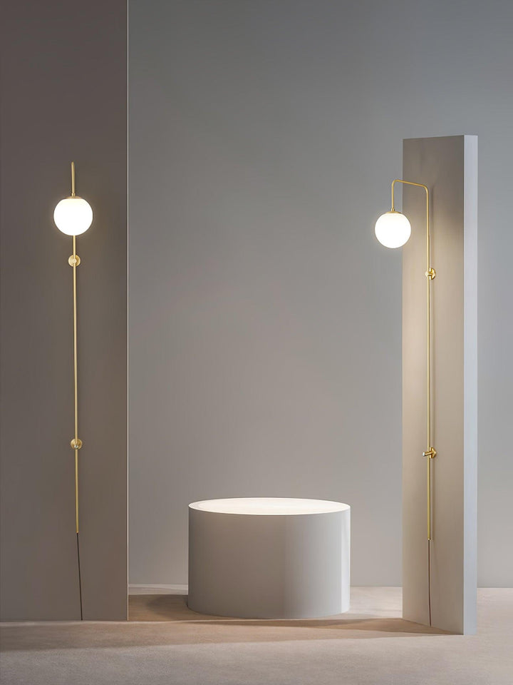 Globe Brass Plug-in Vägglampa