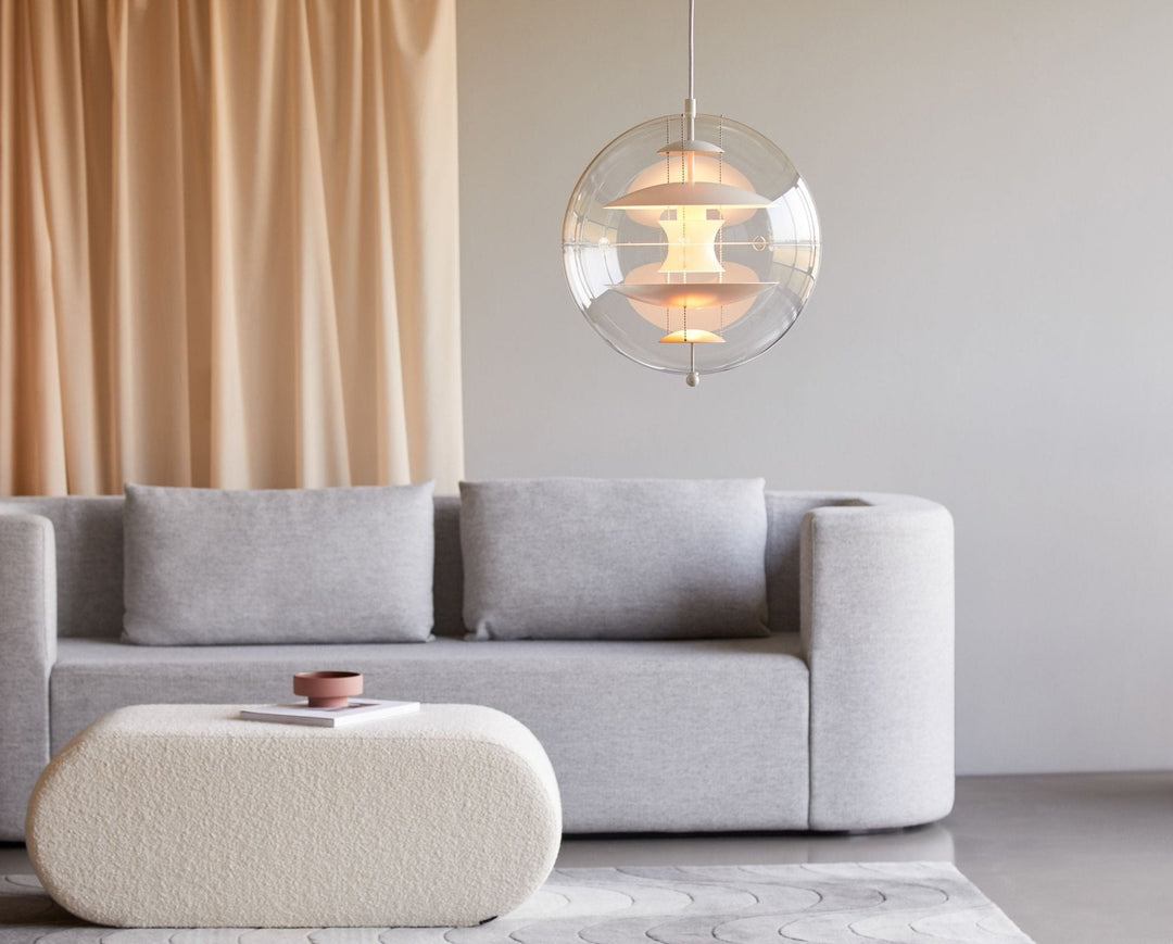 Rund Kula Hängande Lampa