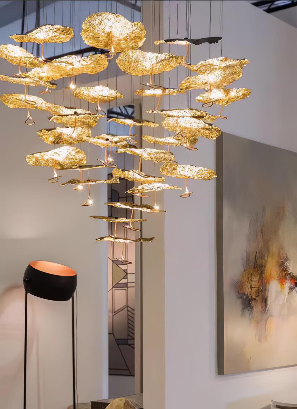 Brass Aviary Constellation Chandelier