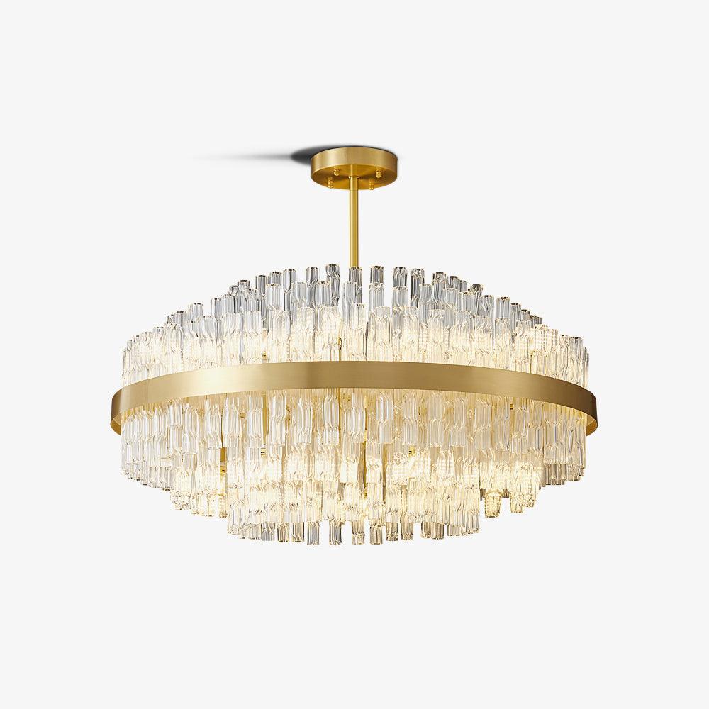 Guld &amp; Klar Stav Chandelier