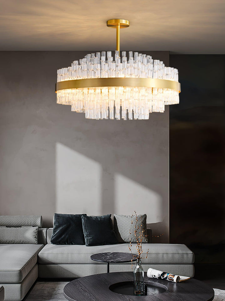 Guld &amp; Klar Stav Chandelier