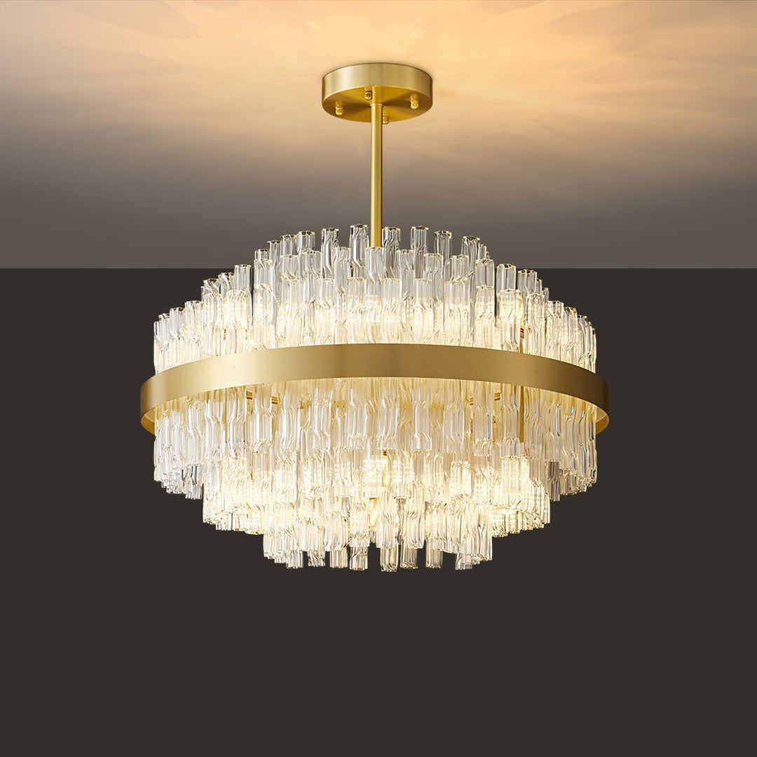 Guld &amp; Klar Stav Chandelier