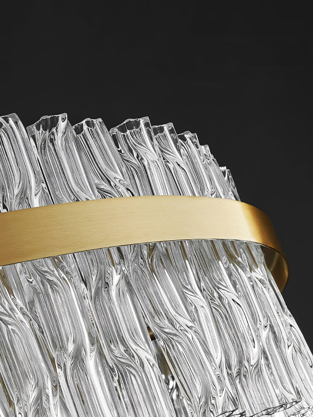 Guld &amp; Klar Stav Chandelier