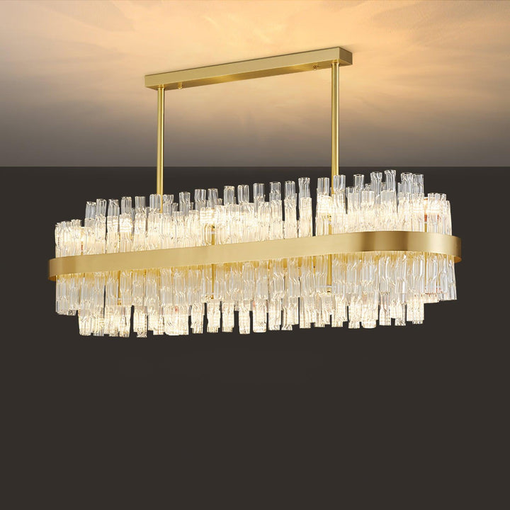 Guld &amp; Klar Stav Chandelier