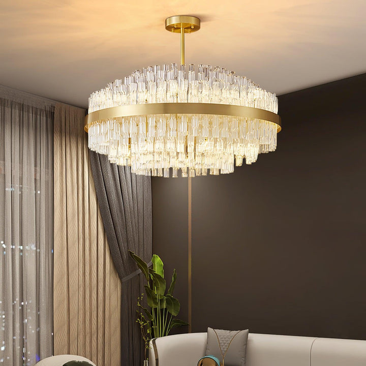Guld &amp; Klar Stav Chandelier