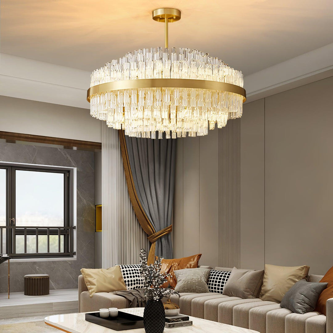 Guld &amp; Klar Stav Chandelier