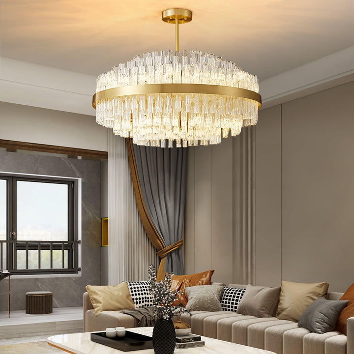 Guld &amp; Klar Stav Chandelier