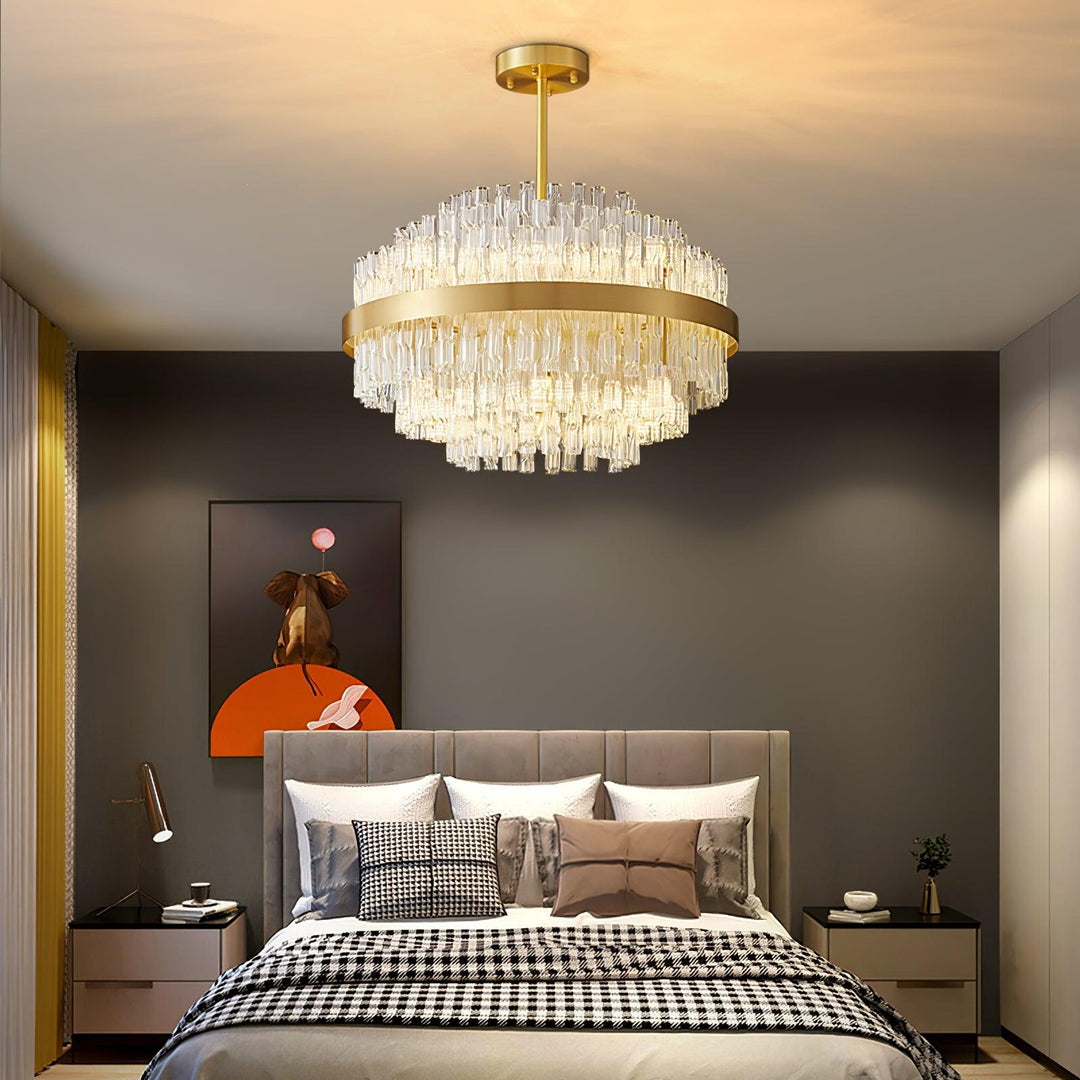 Guld &amp; Klar Stav Chandelier