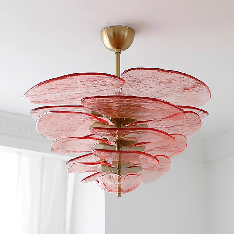 Petals Gold Murano Kandelaber