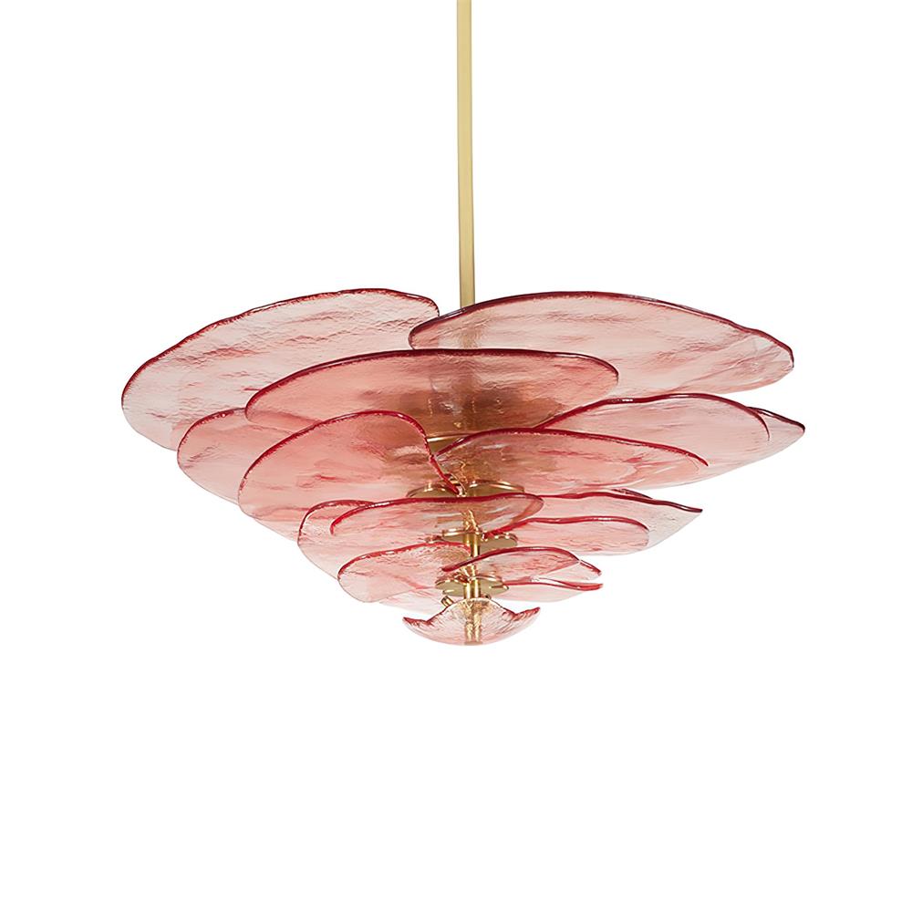 Petals Gold Murano Kandelaber