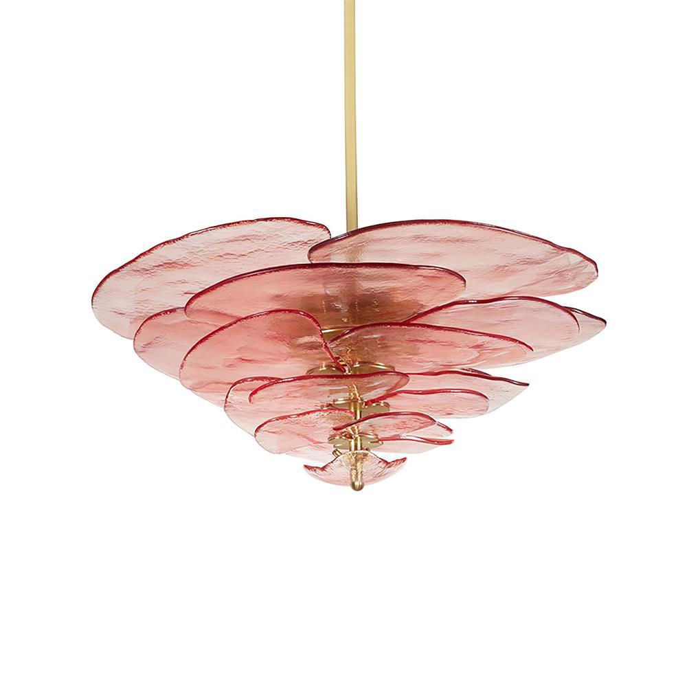 Petals Gold Murano Kandelaber