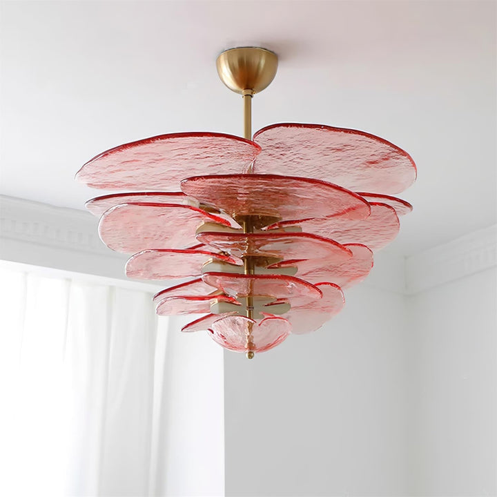 Petals Gold Murano Kandelaber