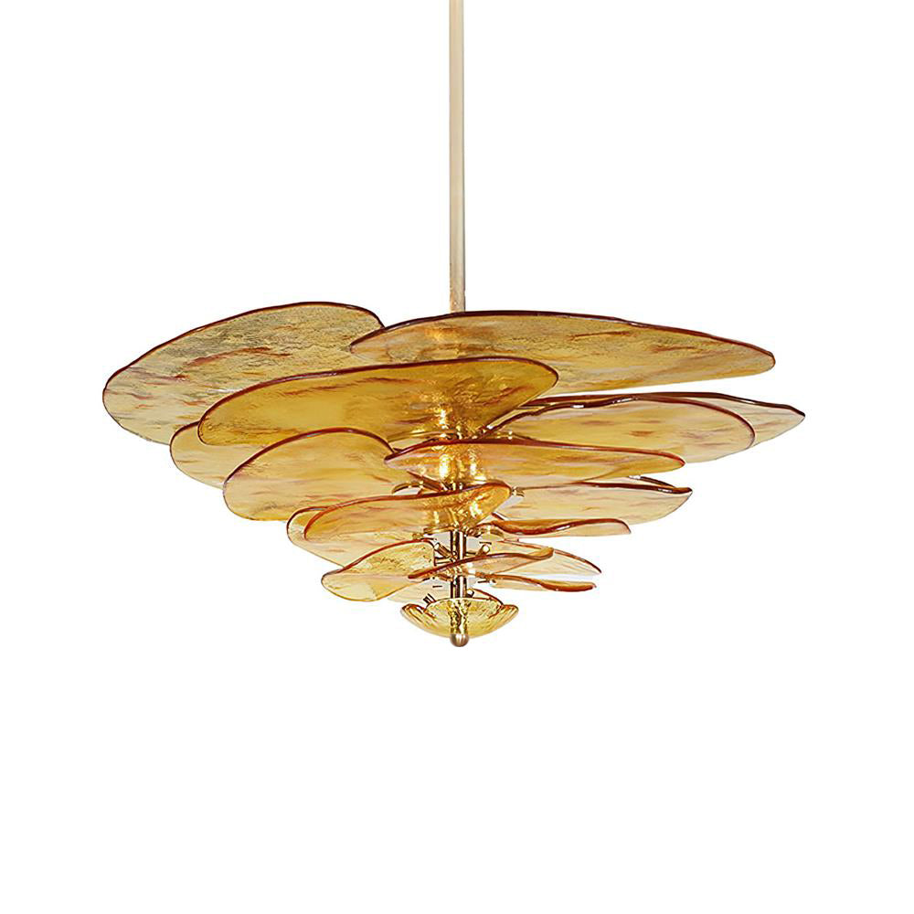 Petals Gold Murano Kandelaber