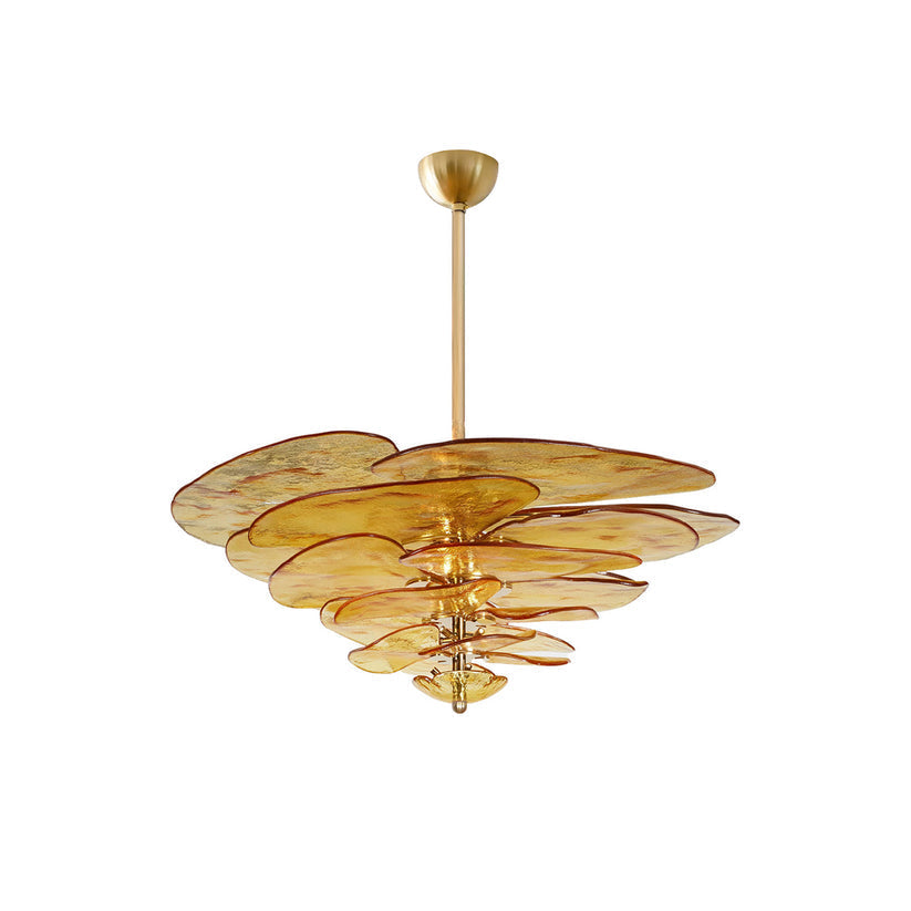Petals Gold Murano Kandelaber