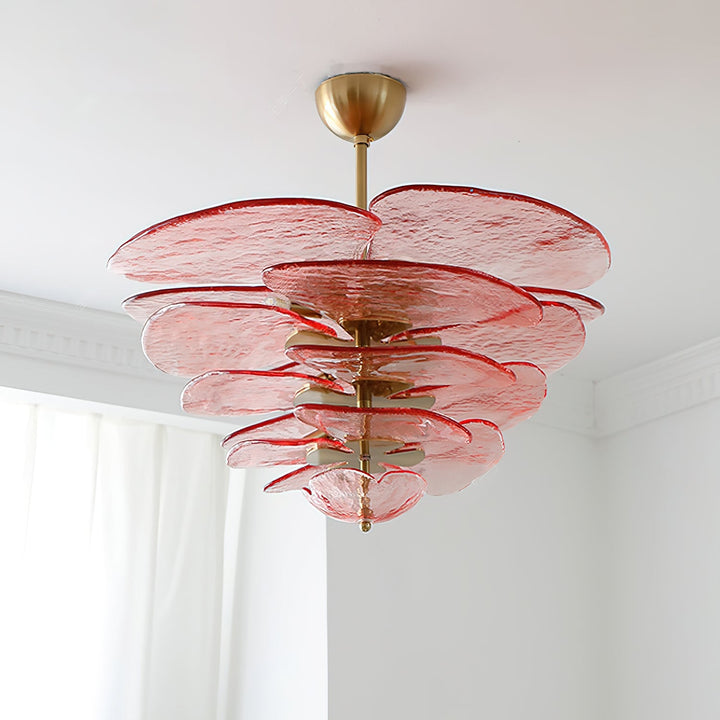 Petals Gold Murano Kandelaber